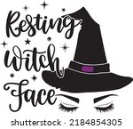 Resting Witch Face Witch Hat
