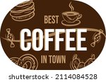 banner with coffee bean and the ... | Shutterstock .eps vector #2114084528