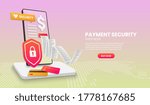 payment security concept with...