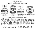 camping quote illustration... | Shutterstock .eps vector #2005361012