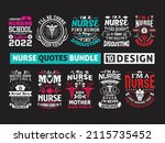 nursing lettering quotes design ... | Shutterstock .eps vector #2115735452