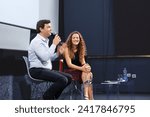 Small photo of BELGRADE, SERBIA - OCTOBER 26, 2023: Selective blur on Thomas Piketty smiling posing before a lecture in belgrade, Serbia. Thomas Piketty is a French economist specialized in the studies of inequality