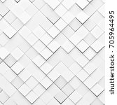 3d pattern of diagonal... | Shutterstock . vector #705964495
