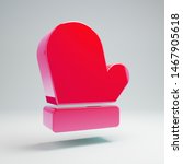 volumetric glossy hot pink... | Shutterstock . vector #1467905618