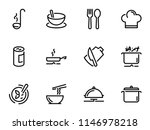 set of black vector icons ... | Shutterstock .eps vector #1146978218