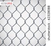 Chain Fence. Vector Illustration