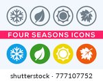 A Set Of Four Seasons Icons....