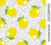 Lemon Pattern. Seamless...