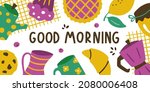 cute and cozy header or banner... | Shutterstock .eps vector #2080006408
