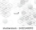 abstract boxes background.... | Shutterstock .eps vector #1432140092