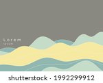 abstract background with poster ... | Shutterstock .eps vector #1992299912