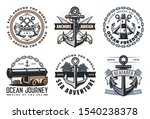 Nautical Ship Icons  Ocean...