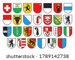 coat of arms of switzerland and ... | Shutterstock .eps vector #1789142738
