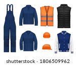 workwear uniform and worker... | Shutterstock .eps vector #1806509962
