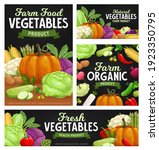 fresh vegetable food chalkboard ... | Shutterstock .eps vector #1923350795