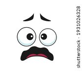 emoji with shocked facial... | Shutterstock .eps vector #1931026328