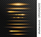 fiery light flares  glowing... | Shutterstock .eps vector #1931416232