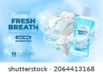 mouthwash and mouth rinse... | Shutterstock .eps vector #2064413168