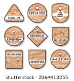 topographic  navigation and... | Shutterstock .eps vector #2064413255
