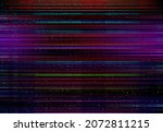glitch effect color distortion... | Shutterstock .eps vector #2072811215