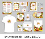 fruit company corporate vector... | Shutterstock .eps vector #655218172