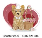 Valentines Day Card Cute Basket ...