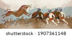 minoan civilization. ancient... | Shutterstock .eps vector #1907361148