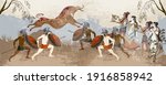 ancient greece banner. hunting... | Shutterstock .eps vector #1916858942