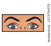 eyes comic. high quality vector | Shutterstock .eps vector #2173754575
