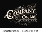 vintage typography label hand... | Shutterstock .eps vector #1228641445