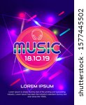 music party design poster... | Shutterstock .eps vector #1577445502