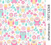 Vector Seamless Pattern With...