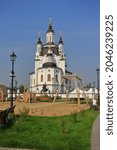 Small photo of TOBOLSK, RUSSIA - AUGUST 24, 2021: View of the church of Zacharias and Elizabeth built in 1776