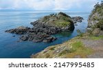 View Of A Small Rocky Island In ...