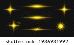 line  star shiny golden light... | Shutterstock .eps vector #1936931992