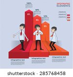 info graphic business ... | Shutterstock .eps vector #285768458