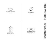 vector set of logo templates... | Shutterstock .eps vector #1988762102