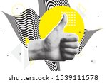 bright vector collage of... | Shutterstock .eps vector #1539111578