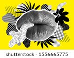 bright vector collage of... | Shutterstock .eps vector #1556665775