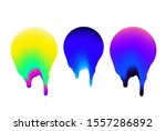 simple vector liquid gradient... | Shutterstock .eps vector #1557286892