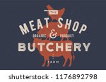 Poster For Butchery  Meat Shop. ...