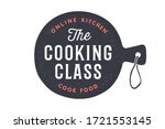 kitchen cutting board. logo for ... | Shutterstock .eps vector #1721553145