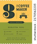 coffee  tag label. modern tag ... | Shutterstock . vector #2170562235