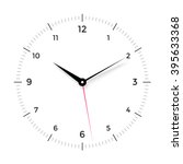 White Clock Face For With Black ...