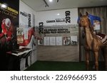 Small photo of jakarta,indonesia-march 2023:museum of history of horseback riding, horses from time immemorial