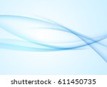 bright blue abstract cool... | Shutterstock .eps vector #611450735
