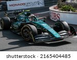 Small photo of MONACO, MONTE-CARLO,27. MAY 2022: # 5, Sebastian VETTEL, GER, Aston Martin Formula 1 team, Aston Martin AMR22 Mercedes ;during the79th MONACO Formula One Grand Prix 2022. Formel 1 GP Monaco