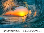 Sunset Sea Water Ocean Wave
