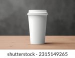 Small photo of Coffee paper cup mockup Blank Coffee paper mug mock up cover