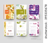 floral ornament vector brochure ... | Shutterstock .eps vector #395335678